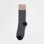 Men's Classic Herringbone Crew Dress Socks