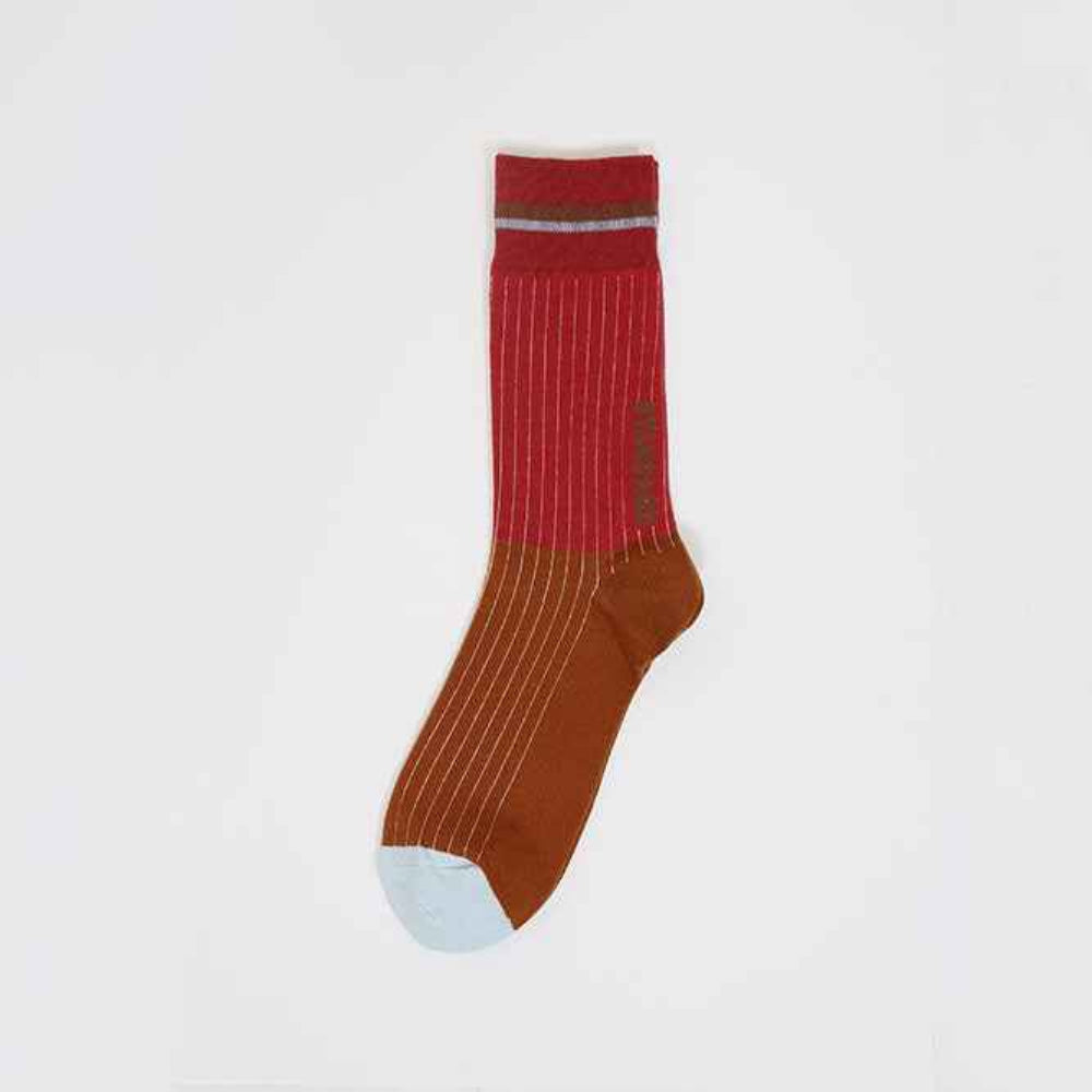 Vintage Striped Dress Socks for Men