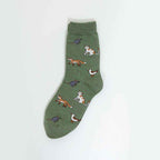Women's Animal Pattern Crew Socks