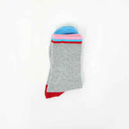 Women's Sporty Striped Colorblock Ribbed Crew Socks