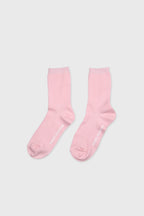 Daily Standard Breathable Ribbed Socks Pink