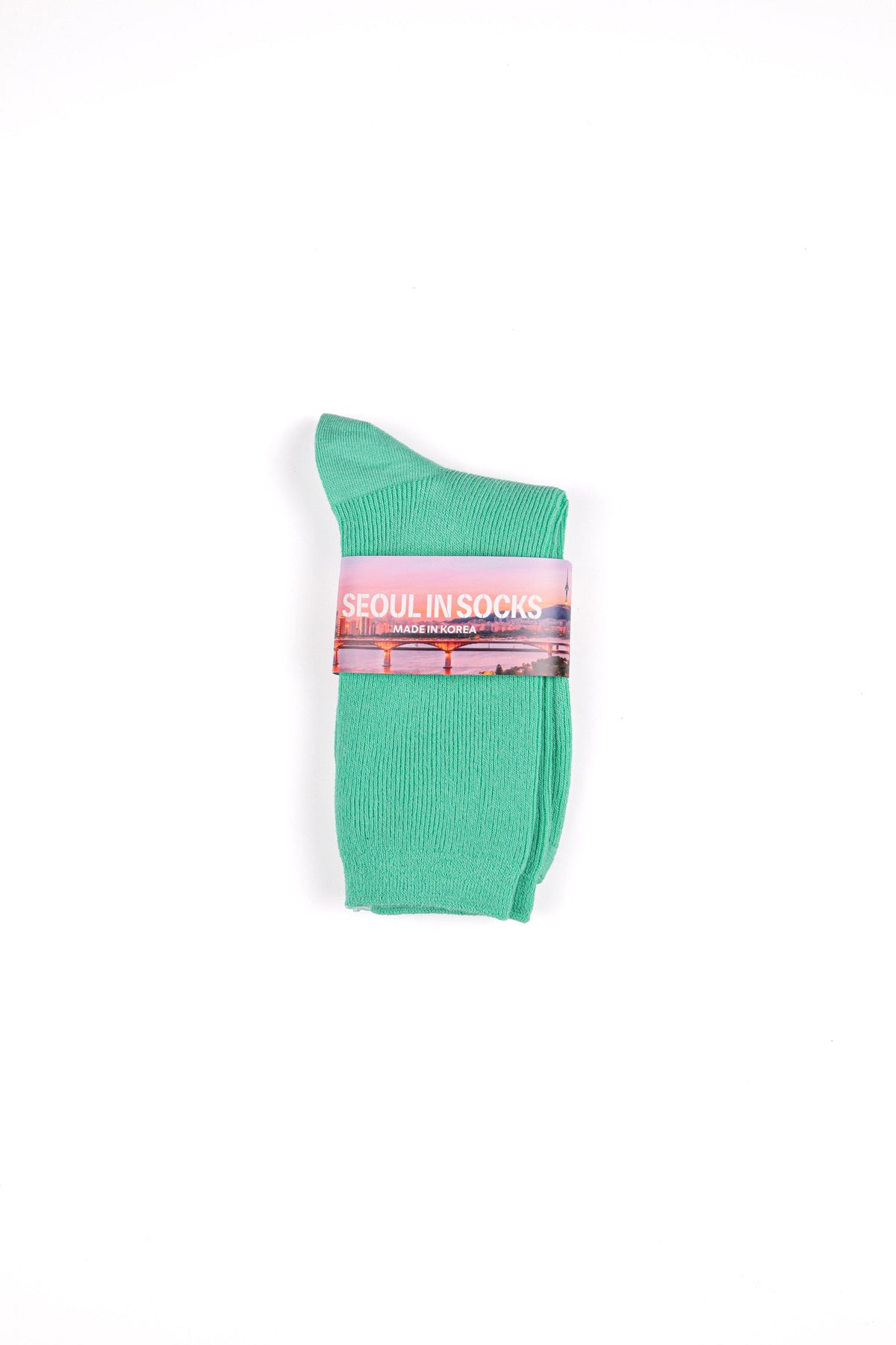 Daily Standard Breathable Ribbed Socks Emerald