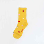 Women's Retro Tomato Graphic Crew Socks | Combed Cotton