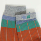 Women's Retro Colorblock Striped Crew Socks