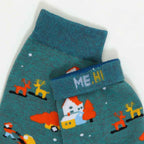 Women's Winter Landscape Jacquard Crew Socks