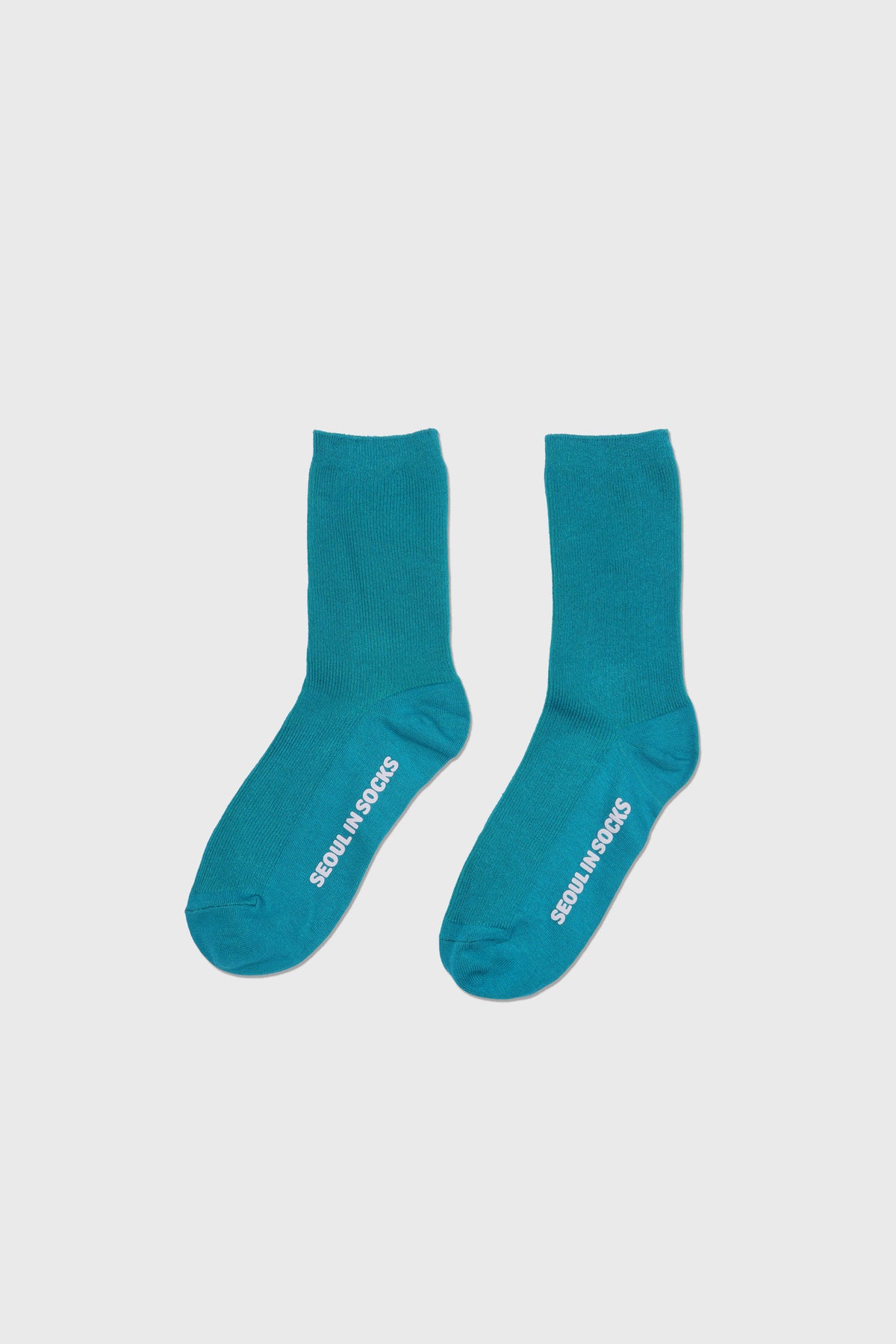 Daily Standard Breathable Ribbed Socks Teal