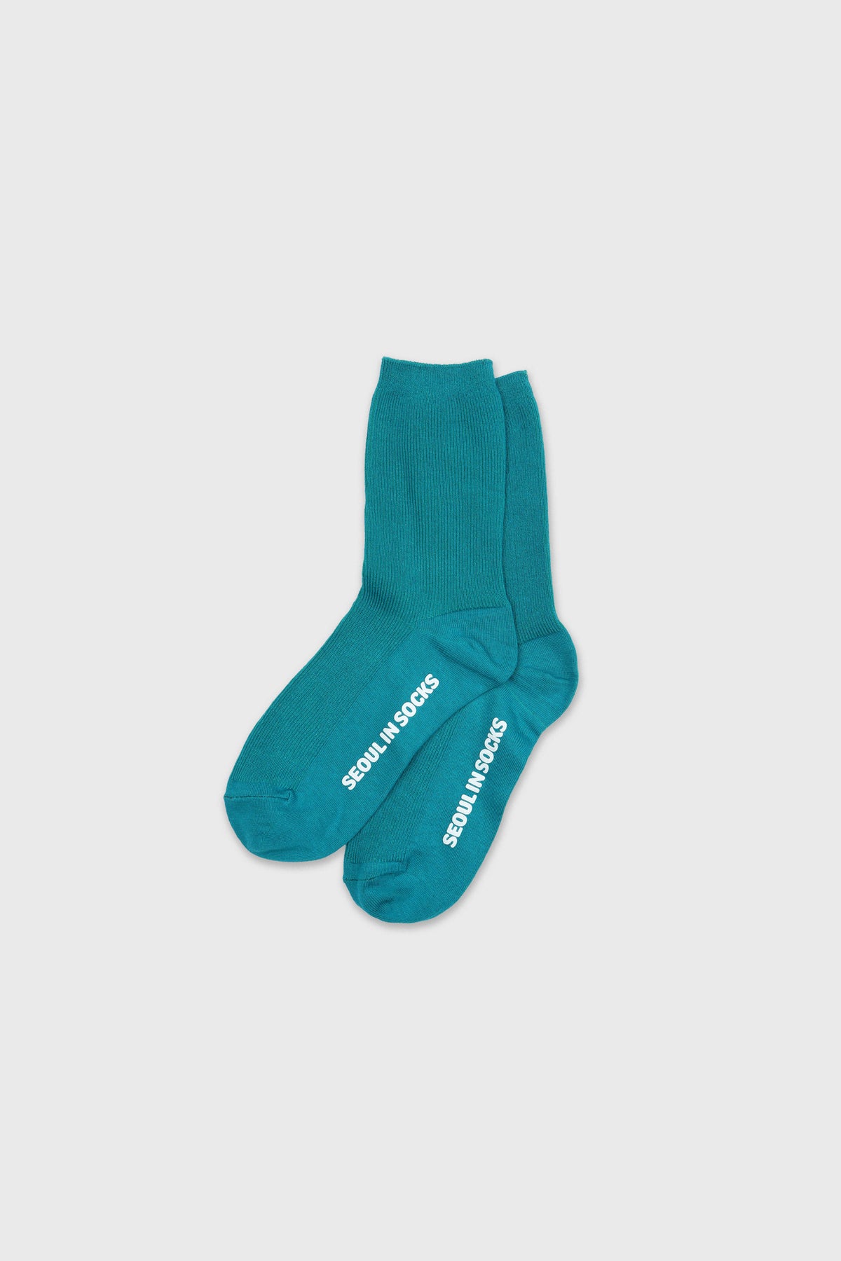 Daily Standard Breathable Ribbed Socks Teal