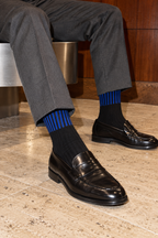 Men's Premium Combed Cotton Colorblock Crew Socks