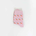 Women's Cute Mini Carrot Graphic Soft Cotton Daily Crew Socks