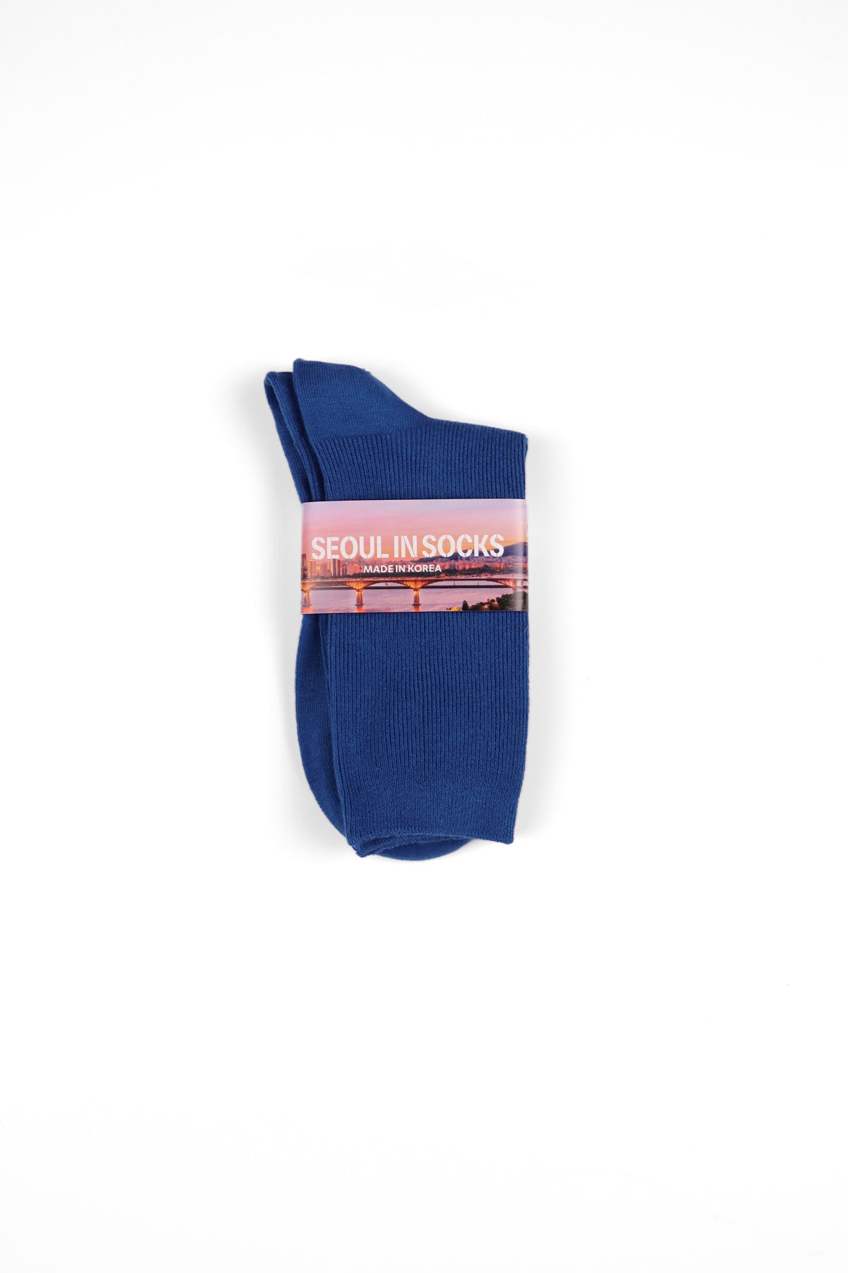 Daily Standard Breathable Ribbed Socks Blue