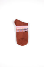 Daily Standard Breathable Ribbed Socks Rust