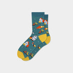 Women's Winter Landscape Jacquard Crew Socks