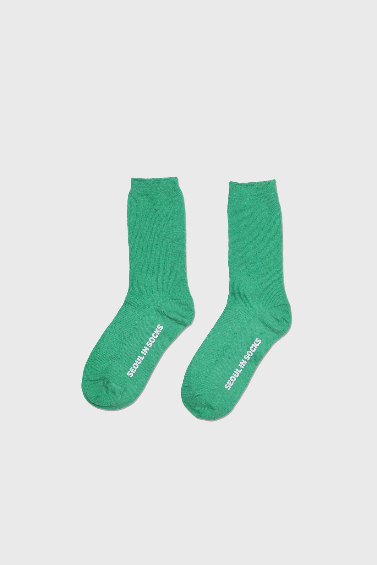 Daily Standard Breathable Ribbed Socks Jade Green