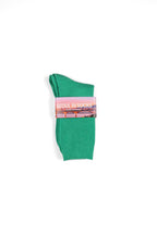 Daily Standard Breathable Ribbed Socks Jade Green