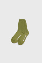 Daily Standard Breathable Ribbed Socks Olive