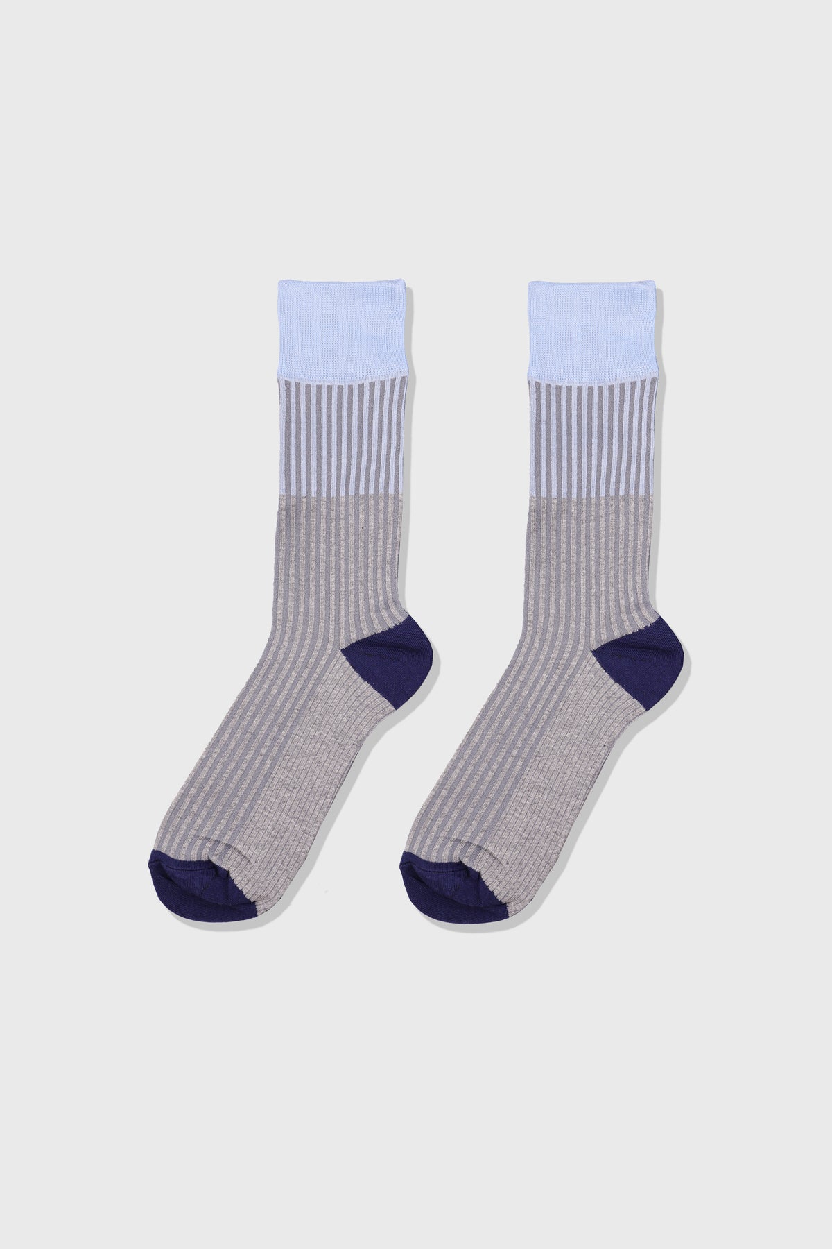 Men's Premium Combed Cotton Colorblock Crew Socks