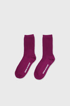 Daily Standard Breathable Ribbed Socks Mulberry