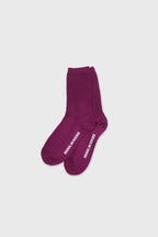 Daily Standard Breathable Ribbed Socks Mulberry