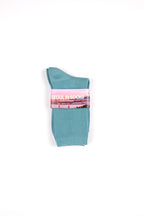 Daily Standard Breathable Ribbed Socks Dusty Blue