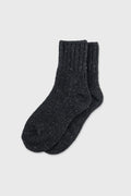 Women's Premium Wool Blend Thermal Winter Socks Black