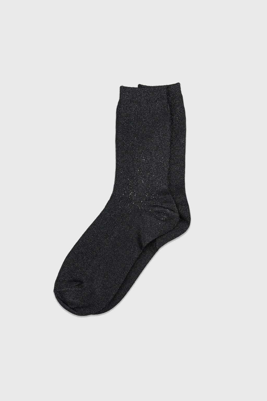 Women's Premium Modal Blend Shimmer Everyday Socks Black