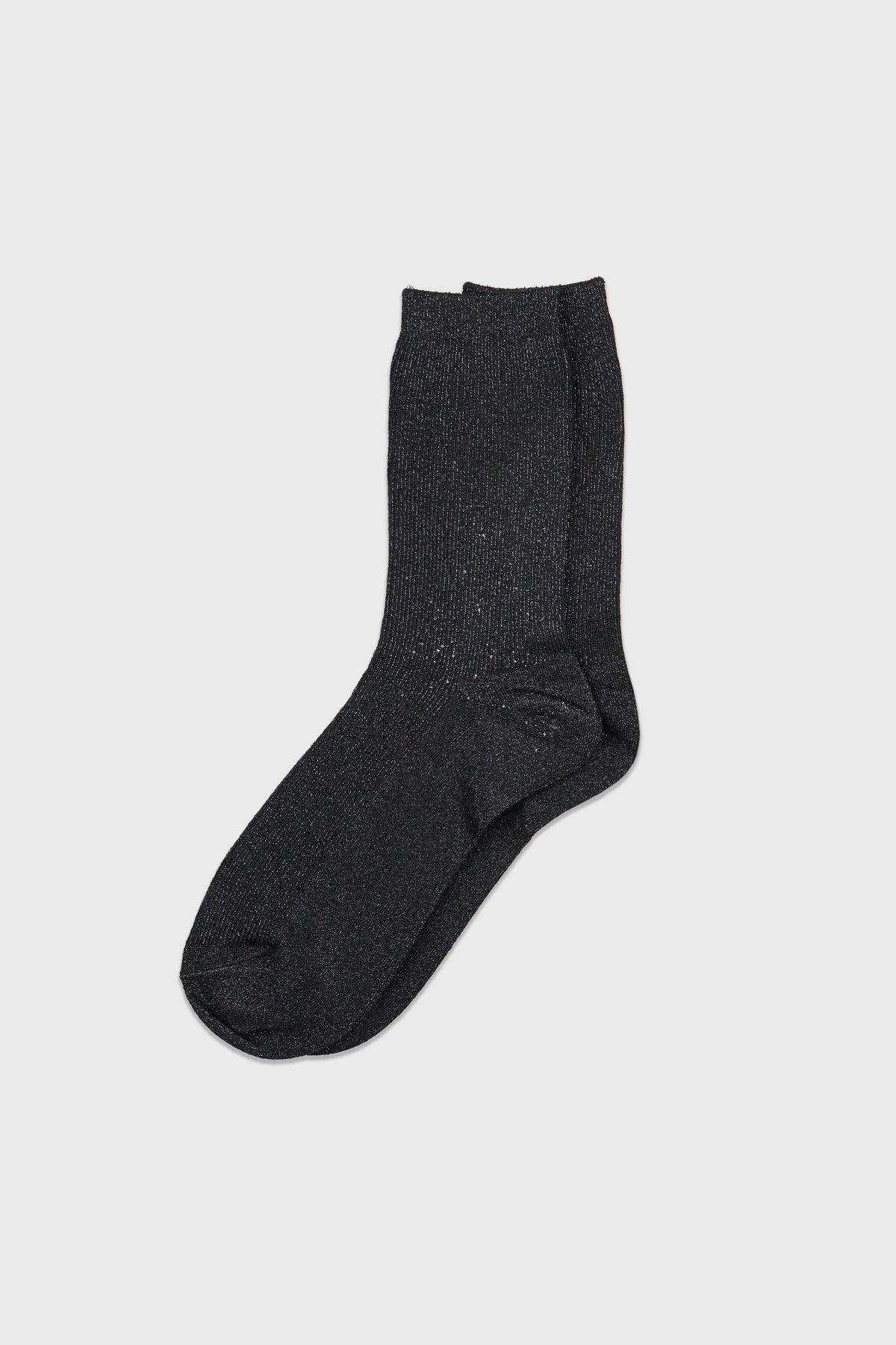 Women's Premium Modal Blend Shimmer Everyday Socks Black