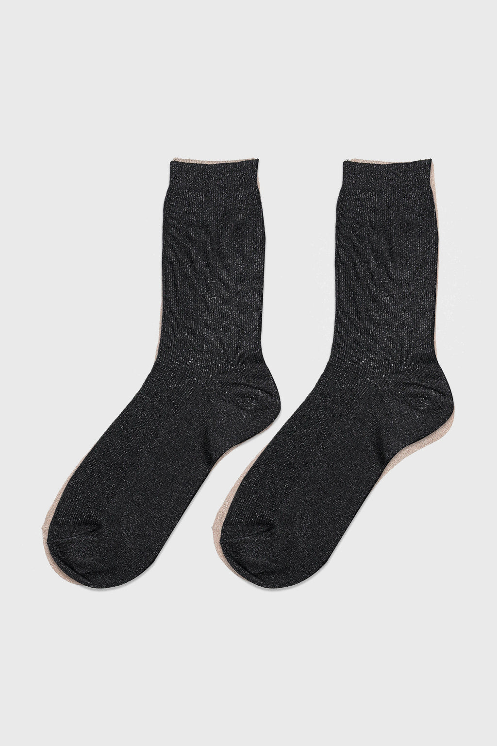 Women's Premium Modal Blend Shimmer Everyday Socks Black