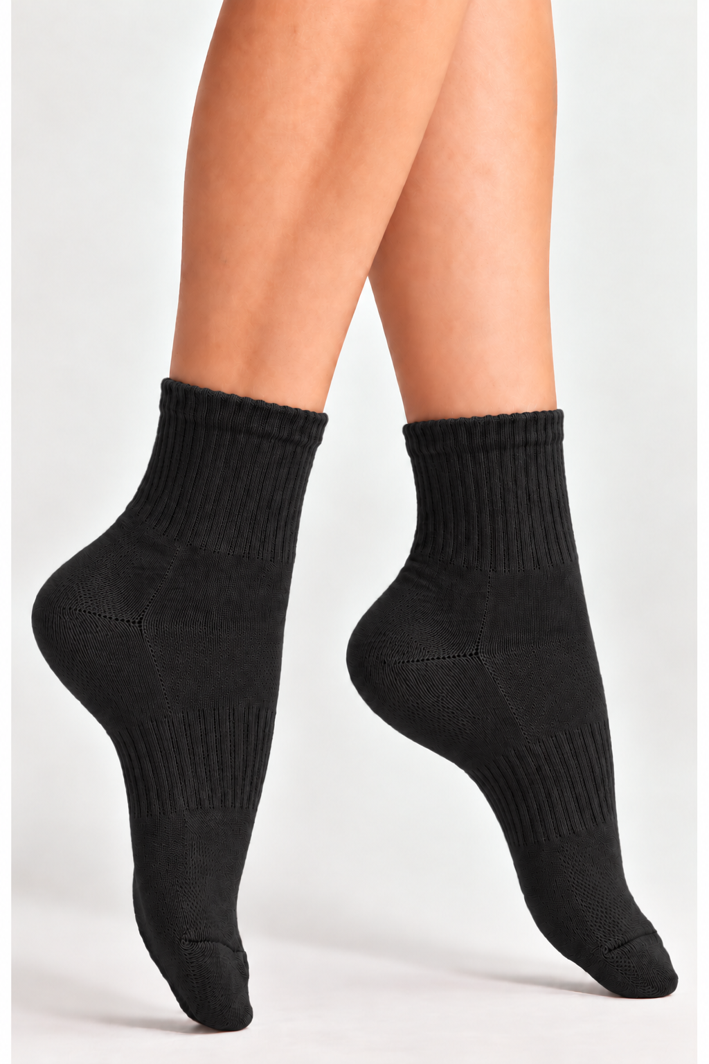 Women's Premium Wool Blend Thermal Winter Socks Black
