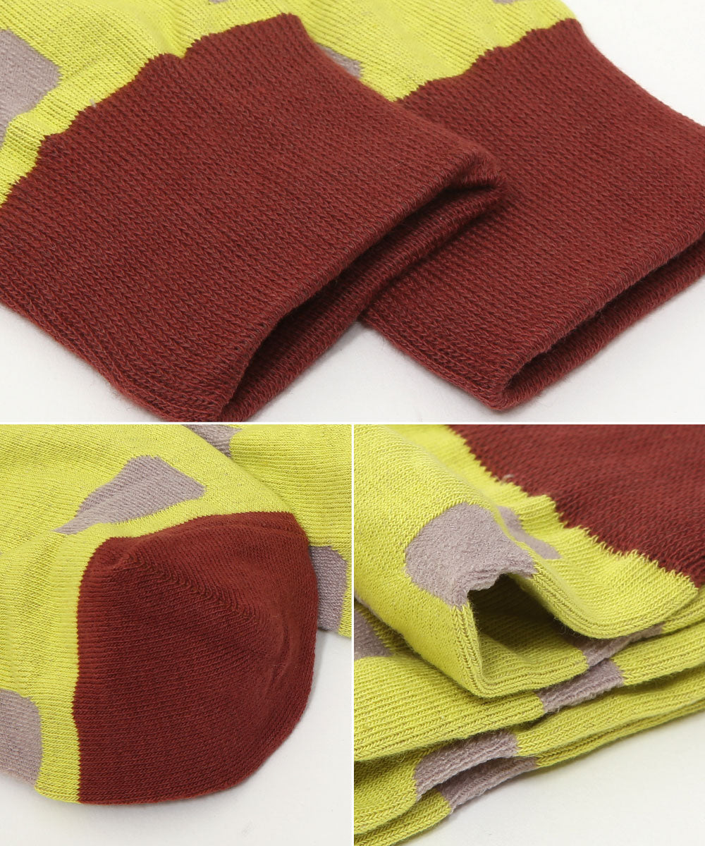 Men's Premium Combed Cotton Geometric Crew Socks-Men's Premium Combed Cotton Geometric Crew Socks