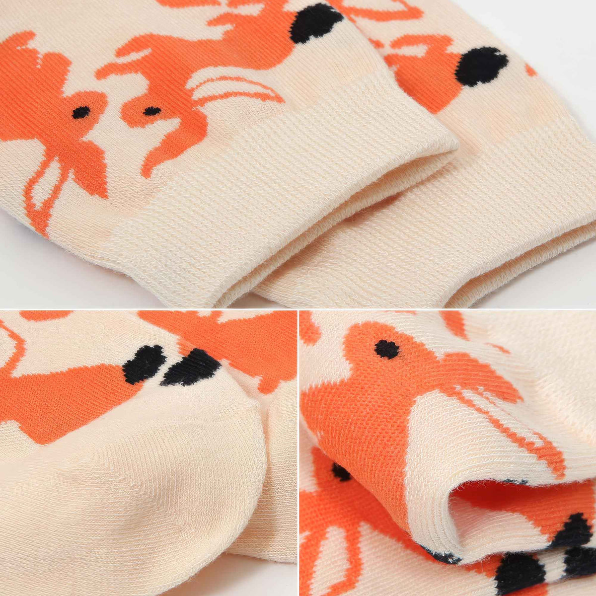Women's Novelty Rabbit Graphic Crew Socks