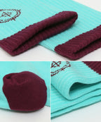 Men's Knitted Graphic Sport Crew Socks
