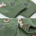 Women's Animal Pattern Crew Socks
