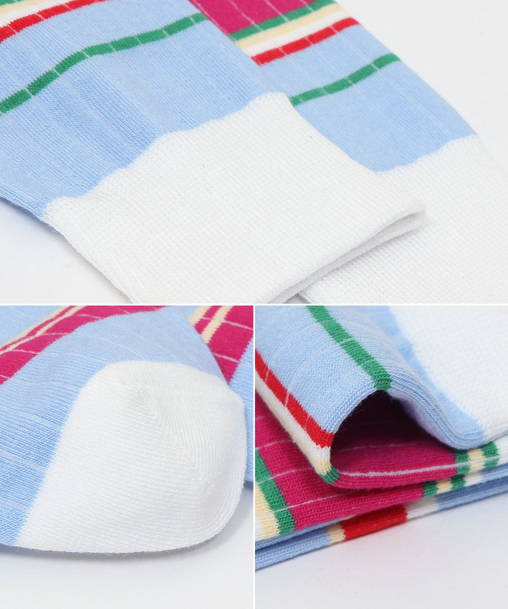Men's Retro Striped Dress Socks