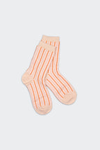 Women's Textured Cable Knit Everyday Socks Cream