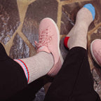 Women's Sporty Striped Colorblock Ribbed Crew Socks