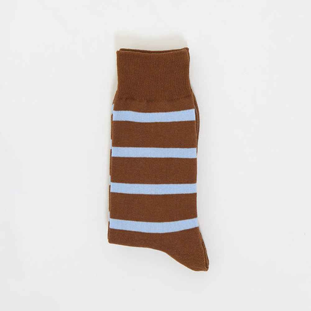 Men's Classic Horizontal Stripe Casual Socks