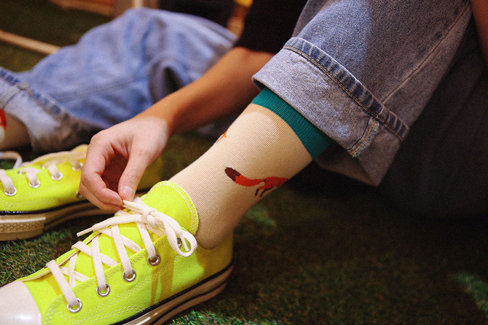 Women's Premium Combed Cotton Animal Forest Socks