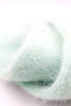 Women's Premium Angora Merino Wool Ribbed Winter Socks Mint