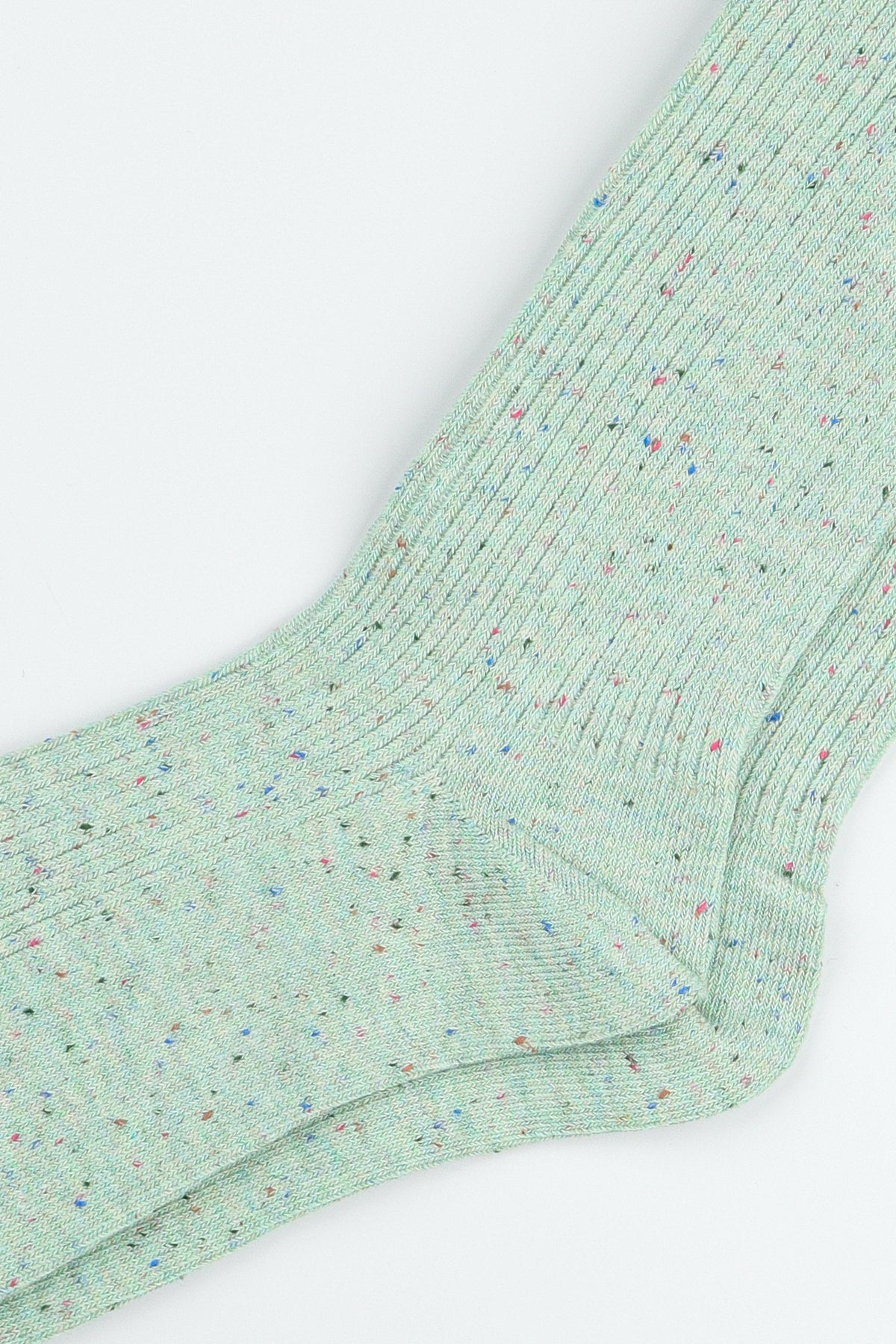 Women's Women's Textured Nep Ribbed Crew Socks Mint