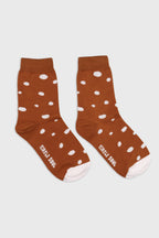 Women's Polka Dot Patterned Casual Crew Socks