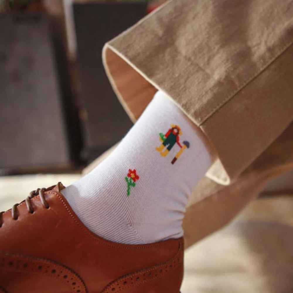Women's Gardener Graphic Crew Socks