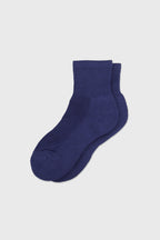 Women's Premium Cushioned Athletic Ankle Socks with Arch Support Navy
