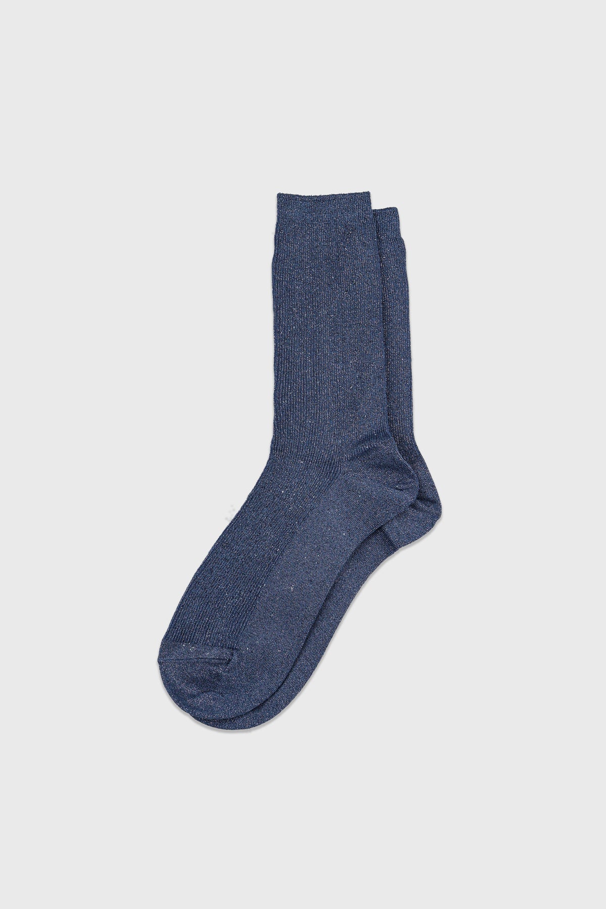 Women's Premium Modal Blend Shimmer Everyday Socks Navy