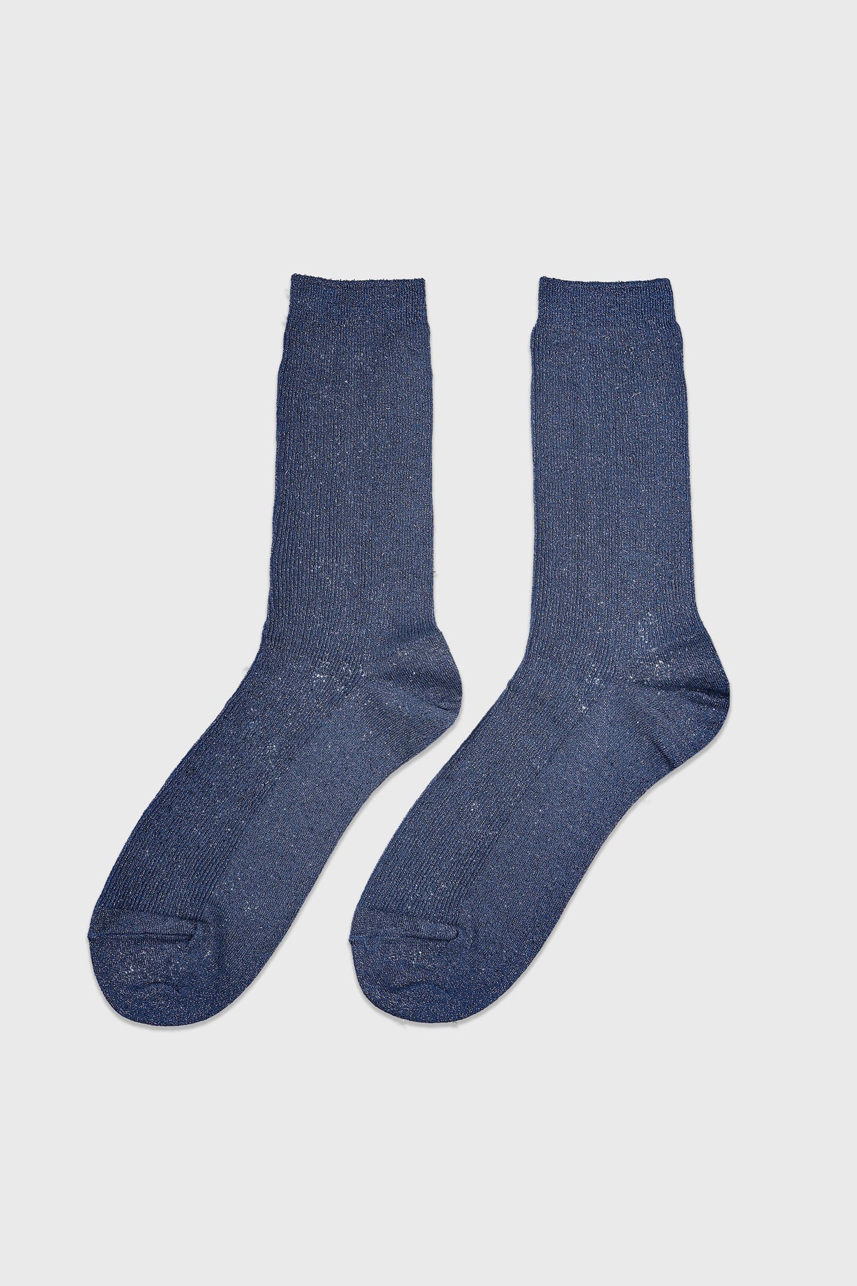 Women's Premium Modal Blend Shimmer Everyday Socks Navy