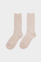 Women's Women's Textured Nep Ribbed Crew Socks