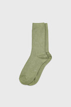 Women's Premium Modal Blend Shimmer Everyday Socks Olive