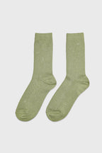 Women's Premium Modal Blend Shimmer Everyday Socks Olive