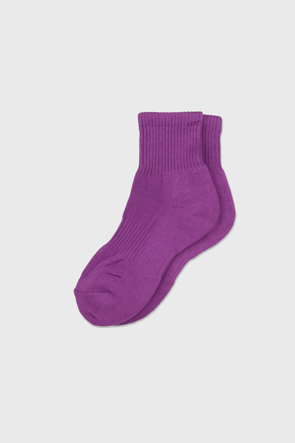 Women's Premium Cushioned Athletic Ankle Socks with Arch Support Purple