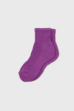 Women's Premium Cushioned Athletic Ankle Socks with Arch Support Purple
