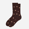 Men's Novelty Beer Pattern Crew Socks